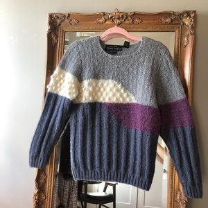 Vintage hand knit sweater